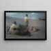 Serata estiva sulla spiaggia di Skagen - Peder Severin Krøyer — quadro incorniciato alla parete