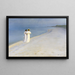 Serata estiva sulla spiaggia sud - Peder Severin Krøyer — quadro incorniciato alla parete