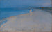 Serata estiva sulla spiaggia sud di Skagen, studio di Anna Ancher e Marie Kryer - Peder Severin Krøyer — vista dell’opera