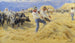 Battage nelle Abruzzi, Civita d'Antino - Peder Severin Krøyer — vista dell’opera