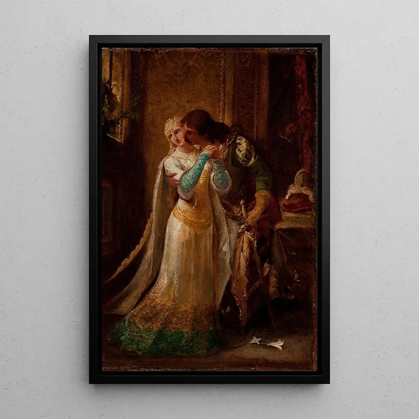 Faust et Gretchen - Pedro Américo — quadro incorniciato alla parete