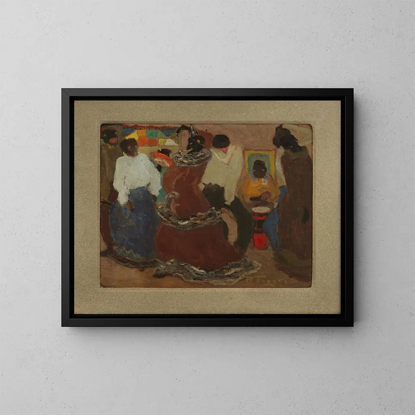 Candombe - Pedro Figari — quadro incorniciato alla parete