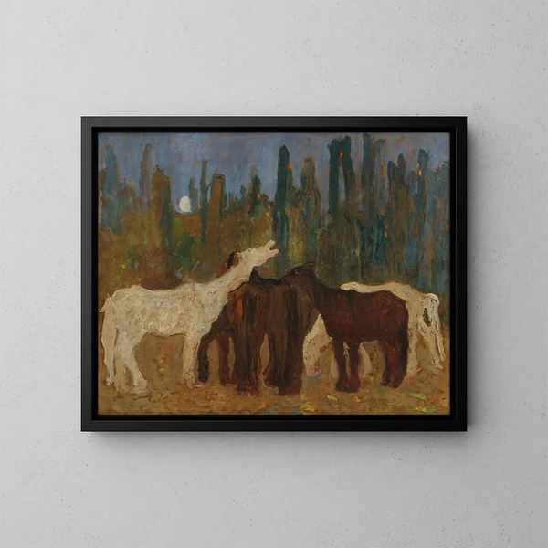 Lamento - Pedro Figari — quadro incorniciato alla parete