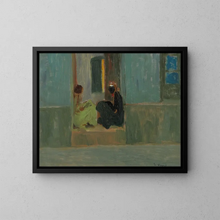 Pedro Figari - Negras en la puerta o Negras en zagun.webp
