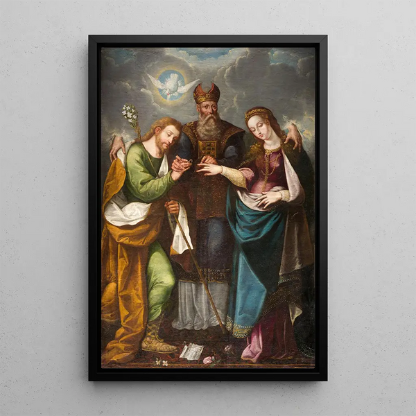 Le mariage de la Vierge - Pedro Ramírez — quadro incorniciato alla parete
