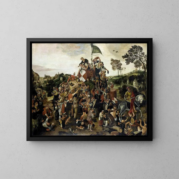 La kermesse de la Saint-Martin - Peeter Baltens — quadro incorniciato alla parete