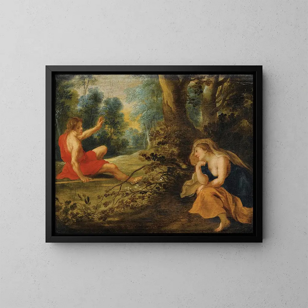 Céphale e Procris - Peeter Simons — quadro incorniciato alla parete