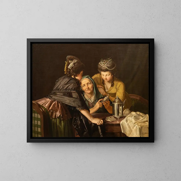 Chez la sage-femme - Pehr Hilleström — quadro incorniciato alla parete