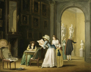 Interno di una collezione d'arte - Pehr Hilleström — vista dell’opera