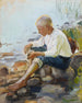 Ragazzo sulla riva - Pekka Halonen — vista dell’opera