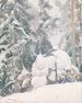Paesaggio invernale - Pekka Halonen — vista dell’opera