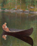 Donna in una barca - Pekka Halonen — vista dell’opera