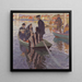 Pellegrini in una barca - Carl Wilhelmson — quadro incorniciato alla parete