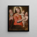La Vierge à l'Enfant avec saint Jean - Pellegrino Tibaldi — quadro incorniciato alla parete