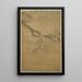 Prunier à l'encre - Peng Xu — quadro incorniciato alla parete