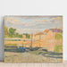 Riproduzione del dipinto Péniches au Bord de la Marne - Henri Lebasque