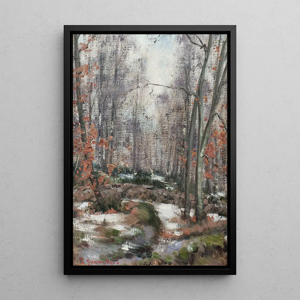 Motif d'hiver sans neige de Scanie - Per Gummeson — quadro incorniciato alla parete