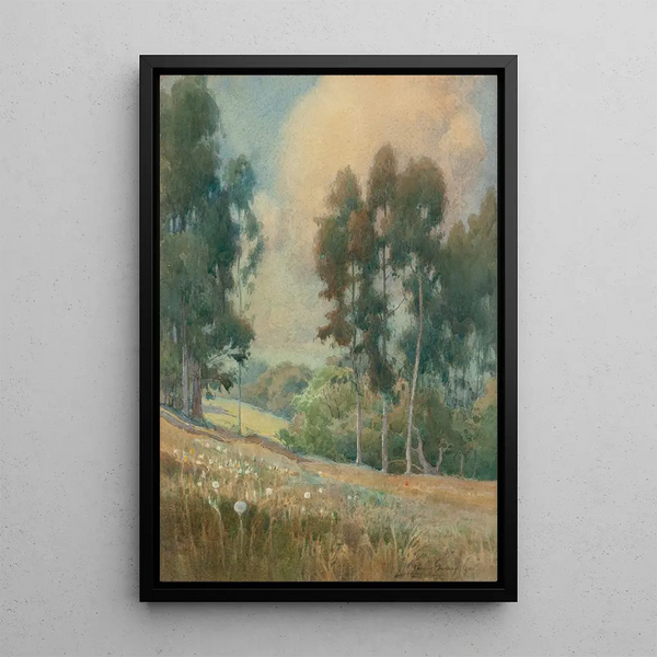 Paesaggio di primavera - Percy Gray — quadro incorniciato alla parete