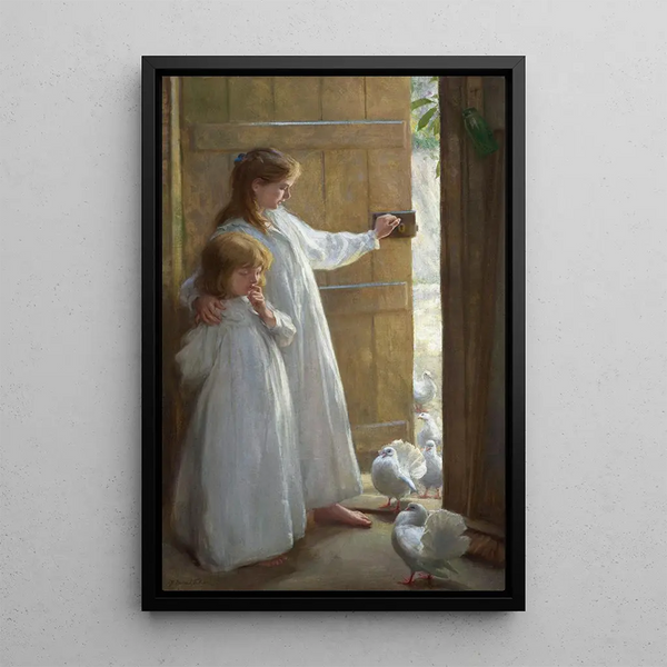 Le sorelle - Percy Harland Fisher — quadro incorniciato alla parete