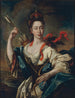 Ritratto di una donna con gli attributi di Diana - Pere Crusells — vista dell’opera