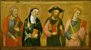 Pere Serra - Saint Peter Saint Claire Saint James the Great and Saint John the Evangelist.webp
