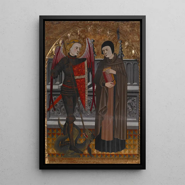 Saint Michel et Saint Amador - Pere Vall — quadro incorniciato alla parete