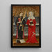 Saint Étienne et Sainte Marie-Madeleine - Pere Vall — quadro incorniciato alla parete