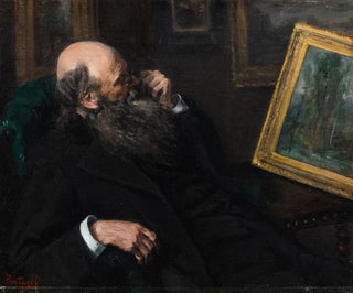 Il conoscitore d'arte - Pericles Pantazis — vista dell’opera