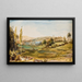 Paesaggio - Peter Adolf Hall — quadro incorniciato alla parete