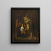 Un atelier di scultori - Peter Angelis — quadro incorniciato alla parete