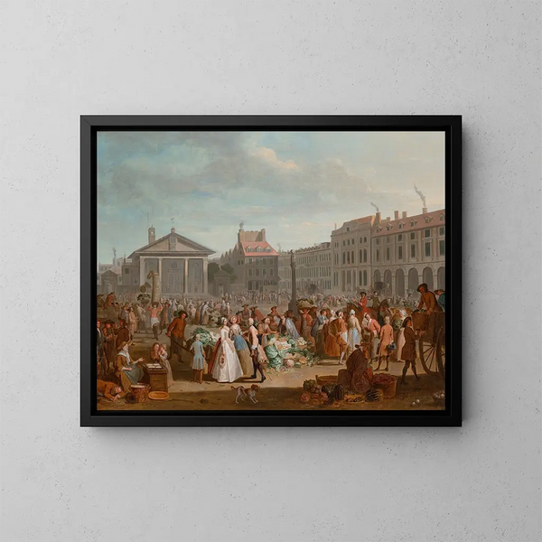 Mercato ortofrutta di Covent Garden - Peter Angelis — quadro incorniciato alla parete