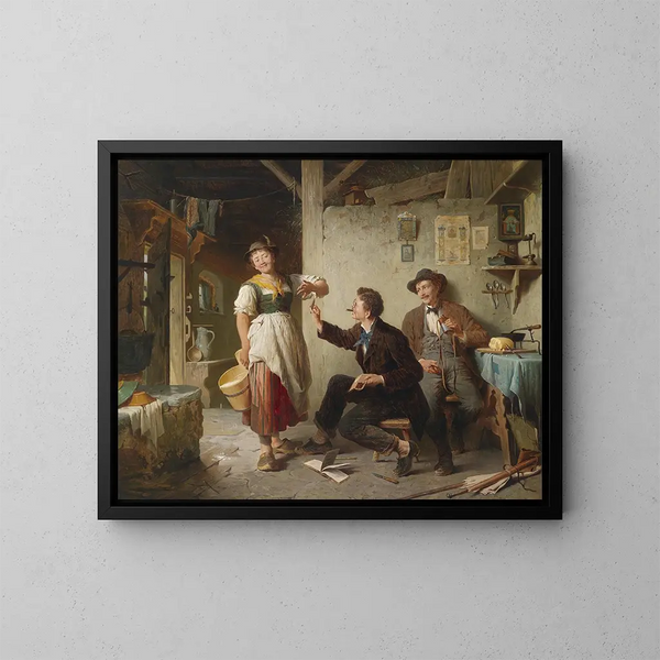 La cigare - Peter Baumgartner — quadro incorniciato alla parete