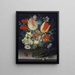 Nature morte ai tulipani - Peter Binoit — quadro incorniciato alla parete