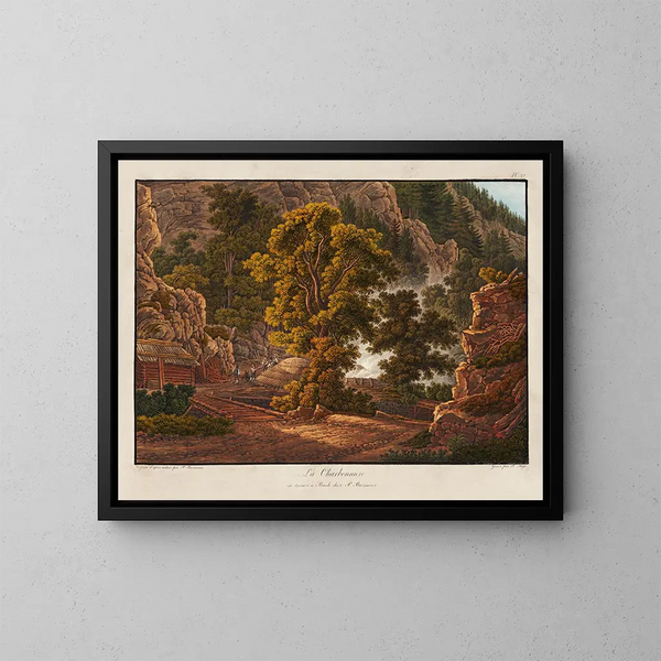 La Charbonnière - Peter Birmann — quadro incorniciato alla parete