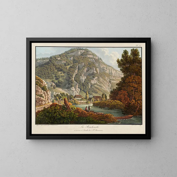 La Reuchenette - Peter Birmann — quadro incorniciato alla parete