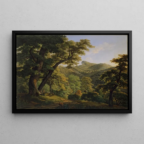 Neu-Schauenburg vicino a Pratteln - Peter Birmann — quadro incorniciato alla parete