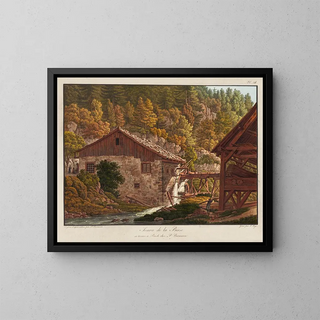 Source de la Birse - Peter Birmann — quadro incorniciato alla parete