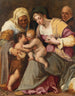 La Vierge à l'Enfant avec sainte Élisabeth l'Enfant, saint Jean-Baptiste et un jésuite - Peter Candid — vista dell’opera