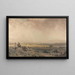 Moissonneurs dans un paesaggio del Sussex - Peter DeWint — quadro incorniciato alla parete