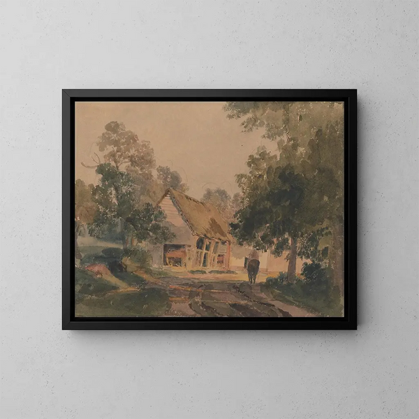 vicino a Matlock - Peter DeWint — quadro incorniciato alla parete