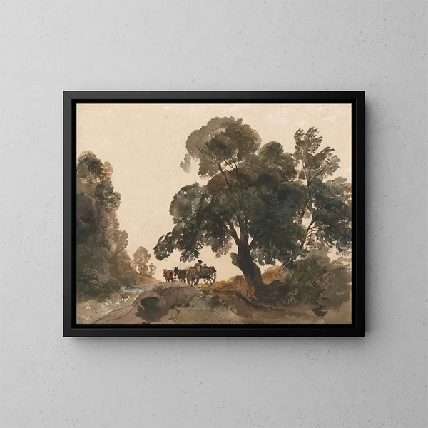 La Carrozza - Peter DeWint — quadro incorniciato alla parete