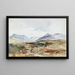 Un ruscello nelle montagne gallesi vicino alla catena di Snowdon - Peter De Wint — quadro incorniciato alla parete