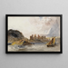 Château de Conway, Pays de Galles du Nord - Peter De Wint — quadro incorniciato alla parete