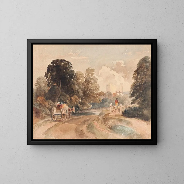 Paesaggio - Peter De Wint — quadro incorniciato alla parete