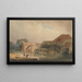 Scène al bordo del fiume, Vecchio Mulino - Peter De Wint — quadro incorniciato alla parete