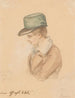 Ragazzo con una berretta verde - Peter Fendi — vista dell’opera