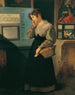 Ragazza davanti alla cassa della lotteria - Peter Fendi — vista dell’opera