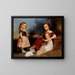 Ritratto dei bambini Downer - Peter Frederick Rothermel — quadro incorniciato alla parete