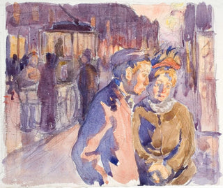 Soirée à Fra Enghavevej - Peter Hansen — vista dell’opera