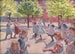 Bambini che giocano sulla piazza Enghave - Peter Hansen — vista dell’opera